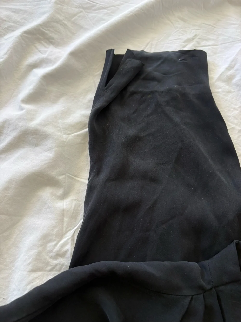Catherine Malandrino Black 95% Silk Cowl Neck Jumpsuit - Size 14